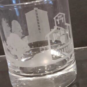 Jim Beam Distillery Double Etched Shot Glass American Stillhouse Clermont KY